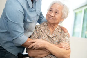 Home care nurse in Milton, MA.